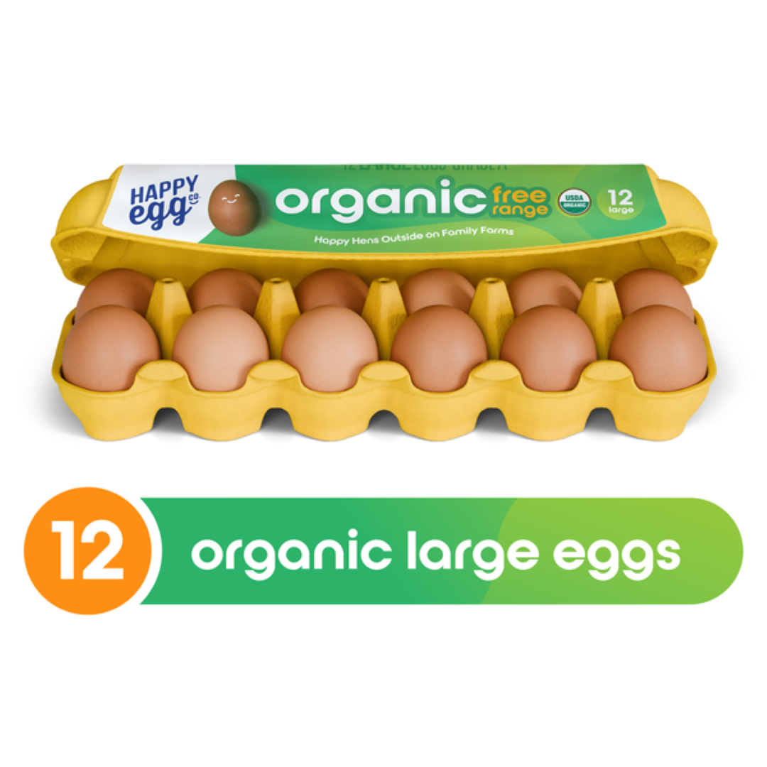 ORGANIC FREE RANGE EGGS 15PK